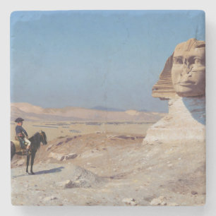 Napoleon Bonaparte Before the Sphinx (by Gérôme) Stone Coaster