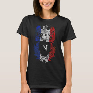 Napoleon Bonaparte Eagle French Flag Napoleonic Wa T-Shirt
