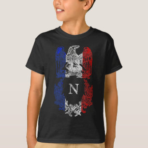 Napoleon Bonaparte Eagle French Flag Napoleonic Wa T-Shirt