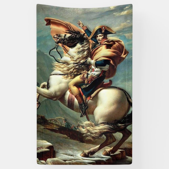 Napoleon Bonaparte Emperor France Banner (Vertical)