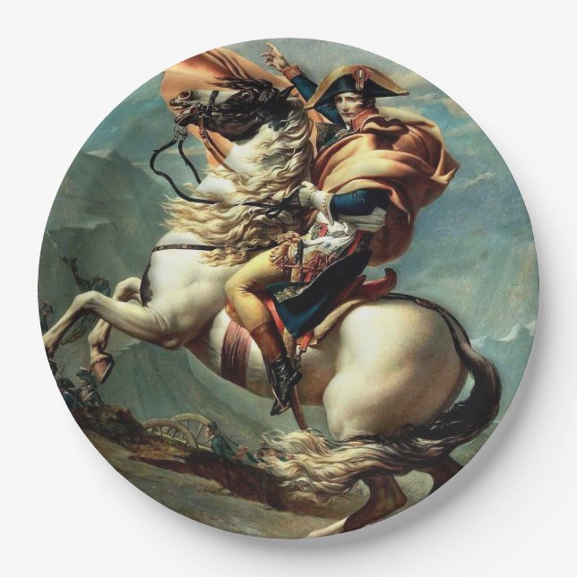 Napoleon Bonaparte Emperor France Paper Plate (Front)