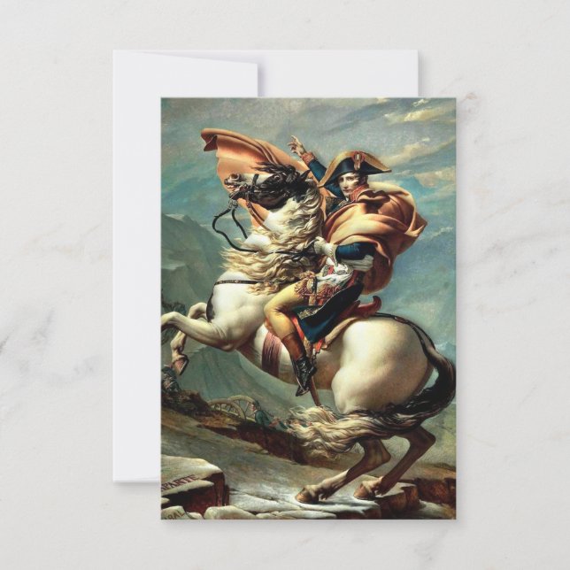 Napoleon Bonaparte Emperor France Thank You Card (Front)