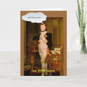 Napoleon Bonaparte faceinhole card
