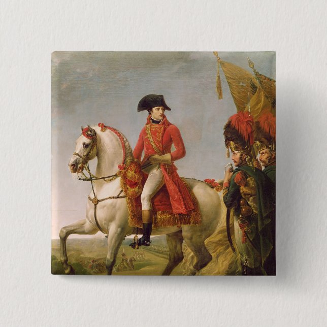 Napoleon Bonaparte  First Consul 15 Cm Square Badge (Front)