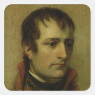 Napoleon Bonaparte  First Consul, 1802 Square Sticker