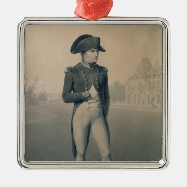 Napoleon Bonaparte First Consul at Malmaison Metal Tree Decoration (Front)
