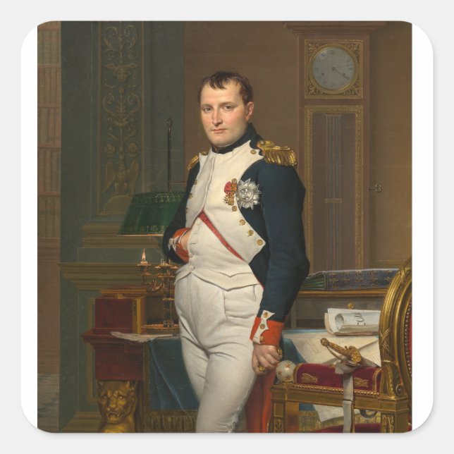 Napoleon Bonaparte French king Square Sticker (Front)