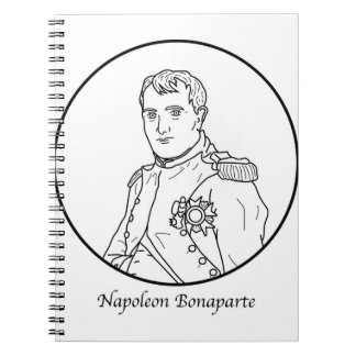 Napoleon Bonaparte Line Drawing Notebook