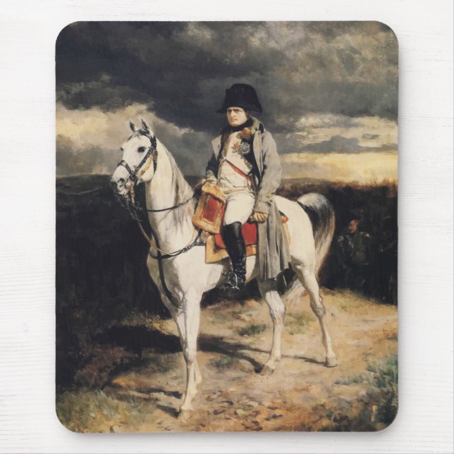 Napoleon Bonaparte On Horseback Mouse Mat (Front)