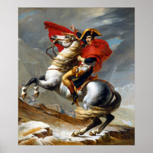 Napoleon Bonaparte Painting by Jacques-Louis David Poster