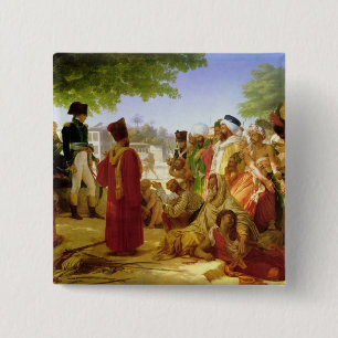 Napoleon Bonaparte  Pardoning the Rebels 15 Cm Square Badge