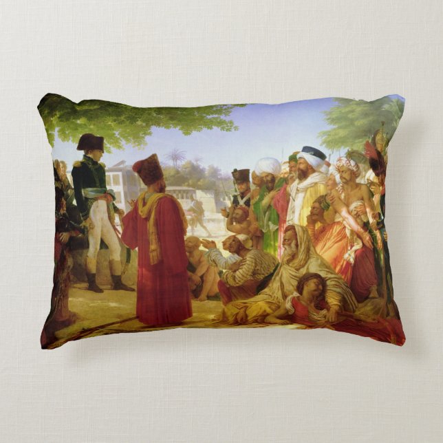 Napoleon Bonaparte  Pardoning the Rebels Decorative Cushion (Front)