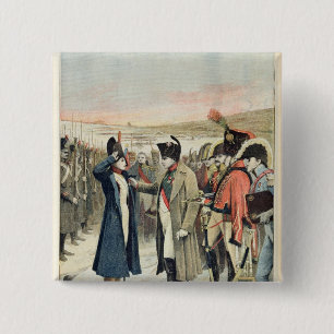 Napoleon Bonaparte presenting the female 15 Cm Square Badge