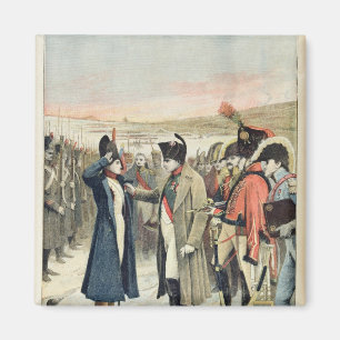 Napoleon Bonaparte presenting the female Magnet