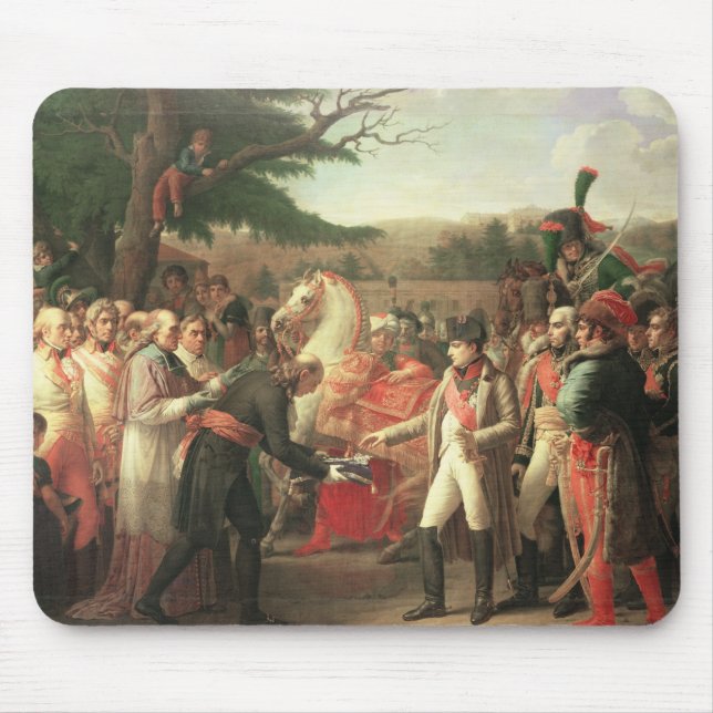 Napoleon Bonaparte  Receiving the Keys Mouse Mat (Front)
