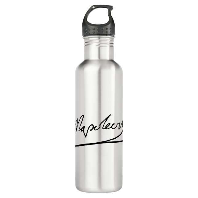 Napoleon Bonaparte signature 710 Ml Water Bottle (Front)