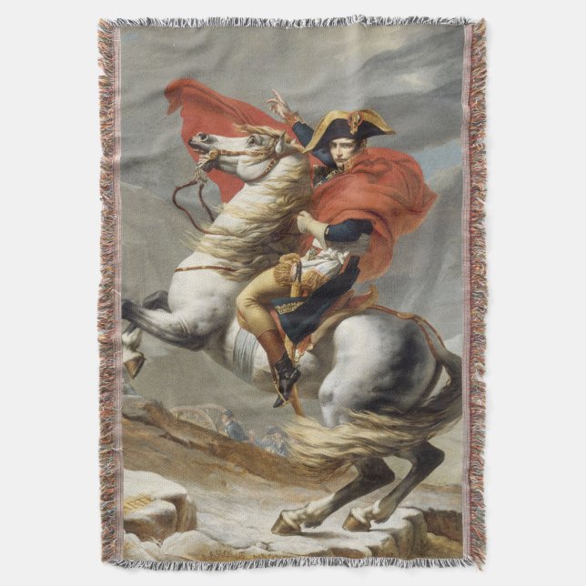 Napoleon Bonaparte Throw Blanket (Front Vertical)