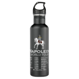Napoleon Bonaparte World Tour History Joke For Men 710 Ml Water Bottle