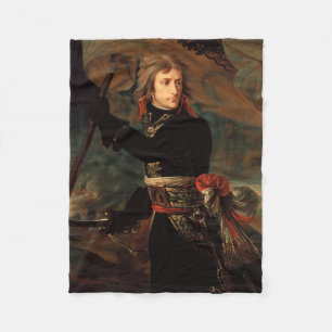 Napoleon Bonaparte's Rally at the Battle of Arcole Fleece Blanket