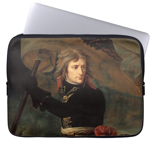 Napoleon Bonaparte's Rally at the Battle of Arcole Laptop Sleeve (Front)