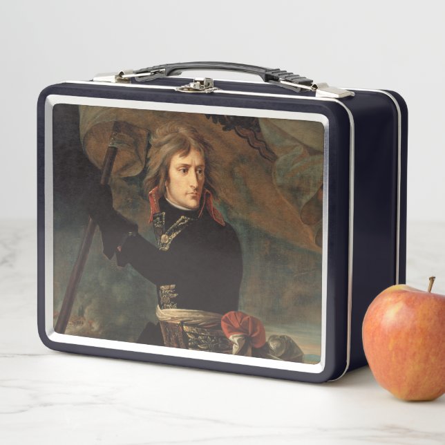 Napoleon Bonaparte's Rally at the Battle of Arcole Metal Lunch Box (In Situ)