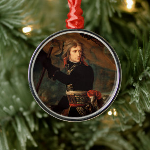 Napoleon Bonaparte's Rally at the Battle of Arcole Metal Tree Decoration