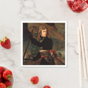 Napoleon Bonaparte's Rally at the Battle of Arcole Napkin