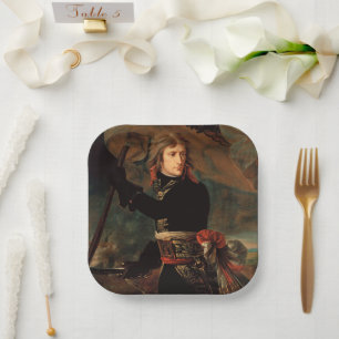 Napoleon Bonaparte's Rally at the Battle of Arcole Paper Plate