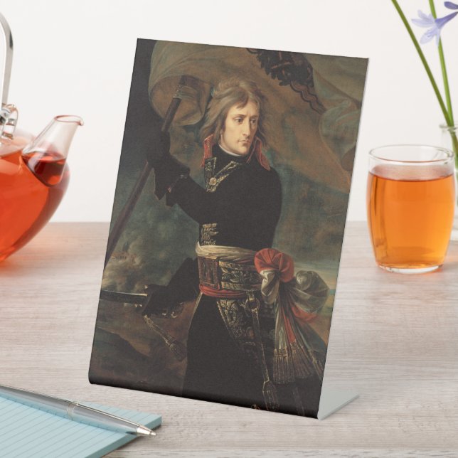 Napoleon Bonaparte's Rally at the Battle of Arcole Pedestal Sign (In SItu)