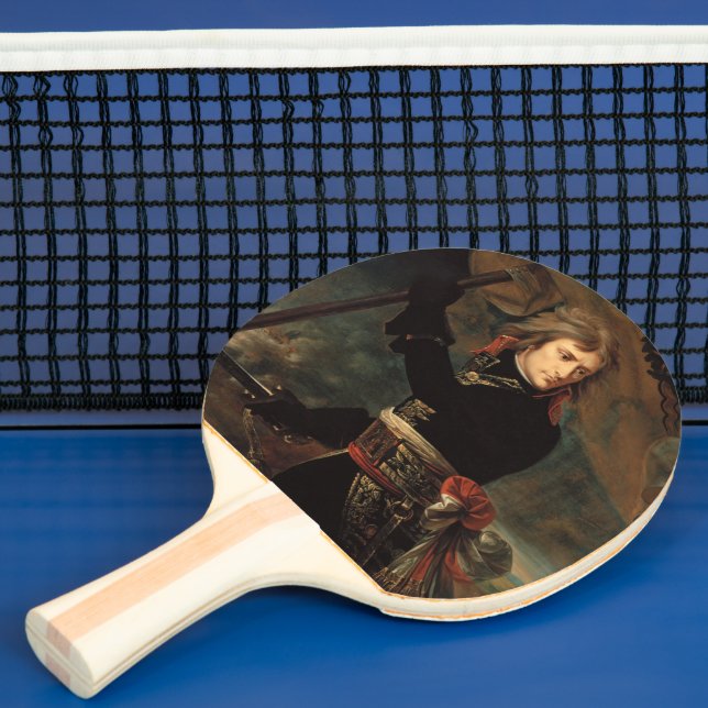 Napoleon Bonaparte's Rally at the Battle of Arcole Ping Pong Paddle (Insitu)