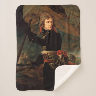 Napoleon Bonaparte's Rally at the Battle of Arcole Sherpa Blanket