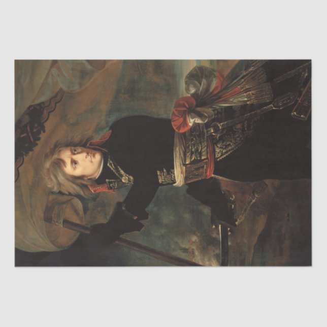 Napoleon Bonaparte's Rally at the Battle of Arcole Tissue Paper (Front)