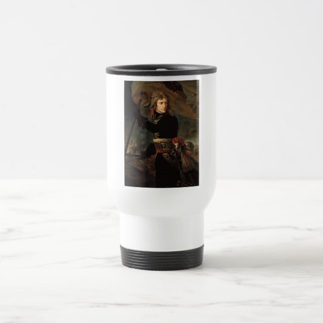 Napoleon Bonaparte's Rally at the Battle of Arcole Travel Mug (Center)