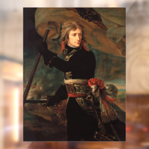 Napoleon Bonaparte's Rally at the Battle of Arcole Window Cling