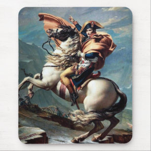 "Napoleon Crossing the Alps"-1800 by J.L.David pad Mouse Mat