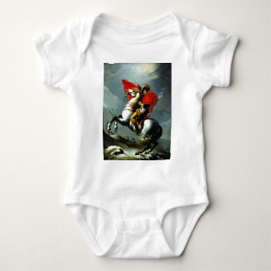 Napoleon Crossing the Alps Baby Bodysuit