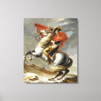 Napoleon Crossing the Alps by Jacques Louis David