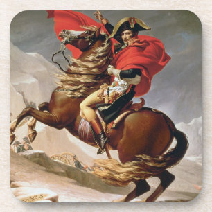 Napoleon Crossing the Alps, c.1800 (oil on canvas) Coaster