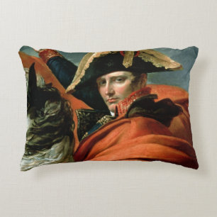 Napoleon  Crossing the Alps Decorative Cushion