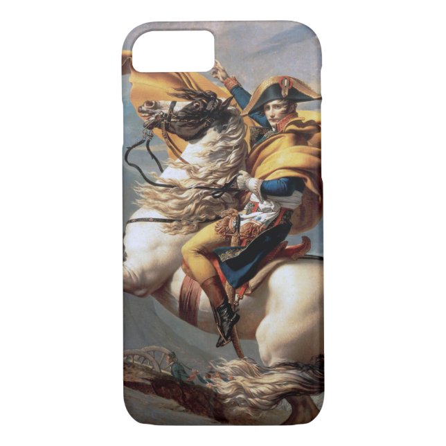 Napoleon Crossing the Alps, Jacques-Louis David Case-Mate iPhone Case (Back)