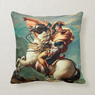 Napoleon Crossing the Alps | Jacques Louis David Cushion
