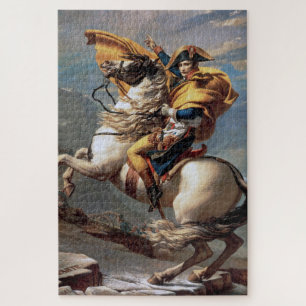 Napoleon Crossing the Alps, Jacques-Louis David Jigsaw Puzzle
