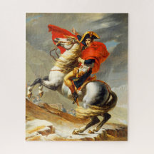 Napoleon Crossing the Alps │Jacques Louis David
