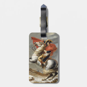 Napoleon Crossing the Alps - Jacques-Louis David Luggage Tag