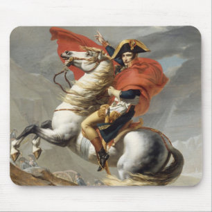 Napoleon Crossing the Alps - Jacques-Louis David Mouse Mat