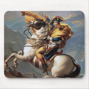 Napoleon Crossing the Alps, Jacques-Louis David Mouse Mat