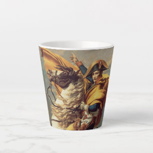 Napoleon Crossing the Alps-Jacques-Louis David Sm Latte Mug