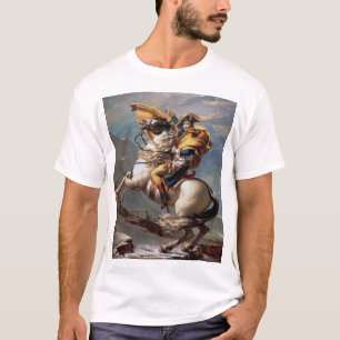 Napoleon Crossing the Alps, Jacques-Louis David T-Shirt