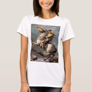 Napoleon Crossing the Alps, Jacques-Louis David T-Shirt