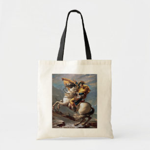 Napoleon Crossing the Alps, Jacques-Louis David Tote Bag